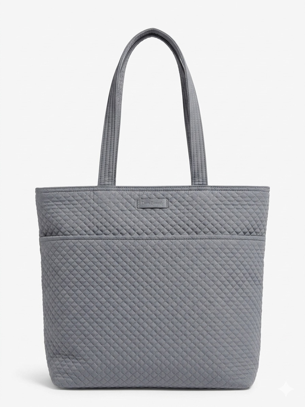 Vera Bradley Quilted Gray Tote